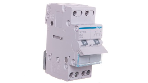 Przełącznik modułowy I-0-II 25A 2P SFT225