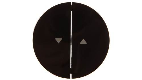 Berker R.1/R.3 Klawisz podwójny z symbolem Strzałka” czarny 16252045