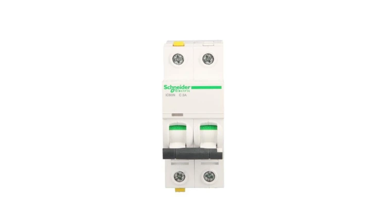 Wyłącznik nadprądowy 2P C 3A 6kA AC iC60N-C3-2 A9F04203