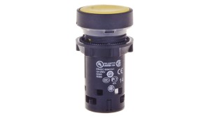 Przycisk sterowniczy 22mm żółty z samopowrotem 1Z XB7NA81