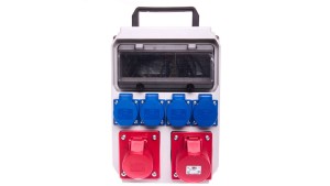 Rozdzielnica stacjonarna HEL 1x32A/4P+1x16A/4P+4x16AGS230V 9012605W