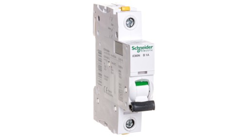 Wyłącznik nadprądowy 1P B 1A 6kA AC iC60N-B1 A9F03101