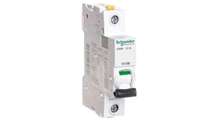 Wyłącznik nadprądowy 1P B 1A 6kA AC iC60N-B1 A9F03101