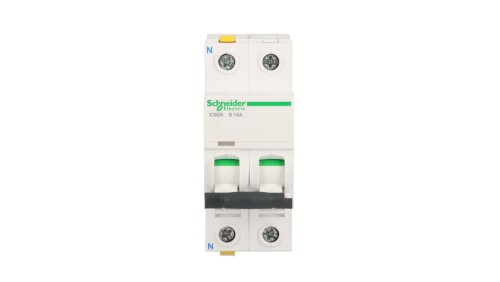 Wyłącznik nadprądowy 1P+N B 16A 6kA AC iC60N-B16-1N A9F03616