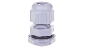 Dławnica kablowa poliamidowa M16 IP68 jasnoszara ISO-16 098001