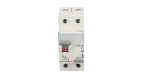 Wyłącznik różnicowoprądowy 2P 25A 0,1A typ A P302 TX3 411564