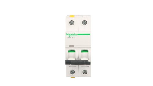 Wyłącznik nadprądowy 2P B 4A 6kA AC iC60N-B4-2 A9F03204