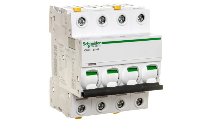 Wyłącznik nadprądowy 4P B 16A 6kA AC iC60N-B16-4 A9F03416