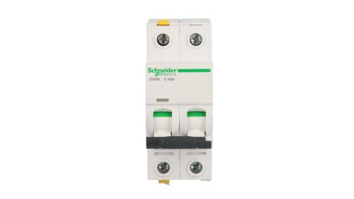 Wyłącznik nadprądowy 2P C 40A 6kA AC iC60N-C40-2 A9F04240