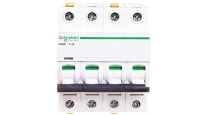Wyłącznik nadprądowy 4P C 2A 6kA AC iC60N-C2-4 A9F04402