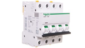 Wyłącznik nadprądowy 4P C 25A 6kA AC iC60N-C25-4 A9F04425