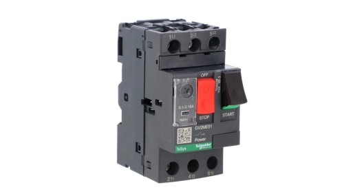 TeSys Deca Wyłącznik silnikowy 3P 0,05kW 0,1A-0,16A GV2ME01