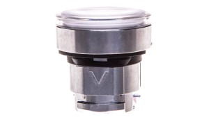 Napęd przycisku biały z podświetleniem bez samopowrotu ZB4BH013