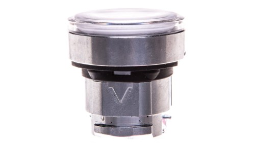 Napęd przycisku biały z podświetleniem bez samopowrotu ZB4BH013