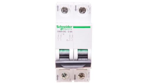 Wyłącznik nadprądowy 2P C 6A 6kA DC C60H A9N61526