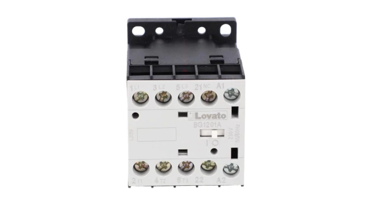 Stycznik mocy 3P 12A 5,7kW przy 400VAC AC3, cewka 230VAC 50/60Hz, 0Z 1R 11BG1201A230