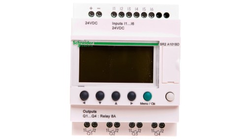 Przekaźnik programowalny 24V DC 6we 4wy Zelio Logic SR2A101BD