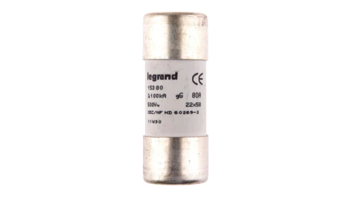 Wkładka bezpiecznikowa cylindryczna 22x58mm 80A gL 500V HPC 015380