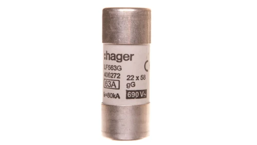 Bezpiecznik cylindryczny BiWtz 22x58 gG 63A LF563G