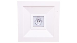 Oprawa awaryjna LED 1W 3h LOVATO N ECO LED 1W (opt. otwarta) jednozadaniowa biała LVNO/1W/E/3/SE/X/WH