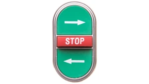 Napęd przycisku potrójny zielony/czerwony /STRZAŁKI LEWO-PRAWO STOP/ z samopowrotem LPCB7365