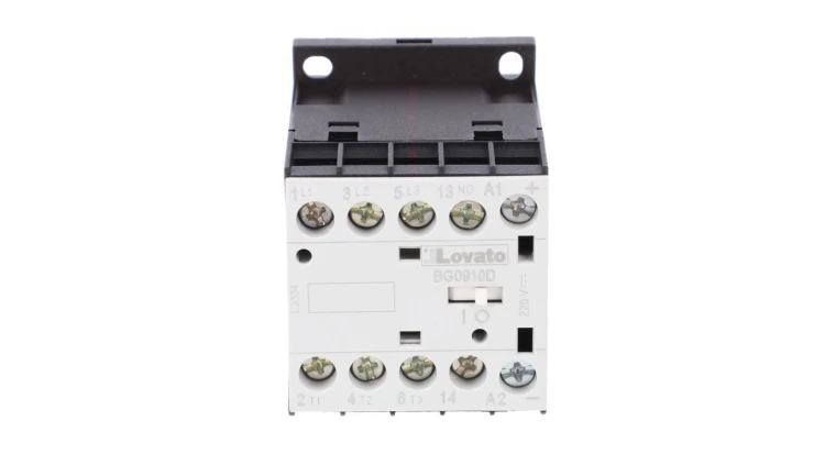 Stycznik mocy 3P 9A 4kW przy 400VAC AC3, cewka 220VDC, 1Z 0R 11BG0910D220