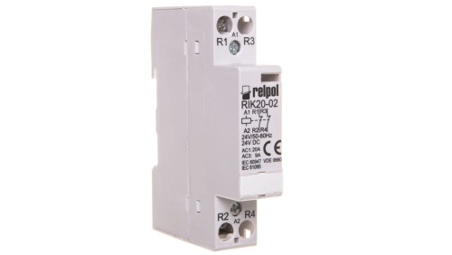 Stycznik modułowy 20A 0Z 2R 24V AC RIK20-02-24 2608179