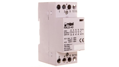 Stycznik modułowy 25A 4Z 0R 230V AC/DC RIK25-40-230 2608213