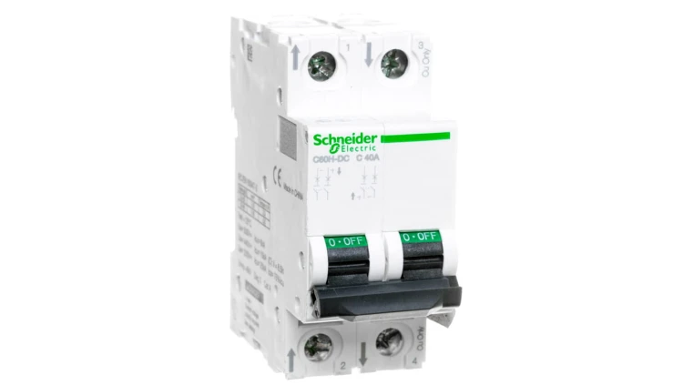 Wyłącznik nadprądowy 2P C 40A 6kA DC C60H-DC A9N61537
