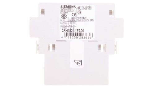 Styki pomocnicze 2Z montaż boczny pierwszy blok S6 do S12 przył śrubowe SIRIUS 3RH1921-1EA20