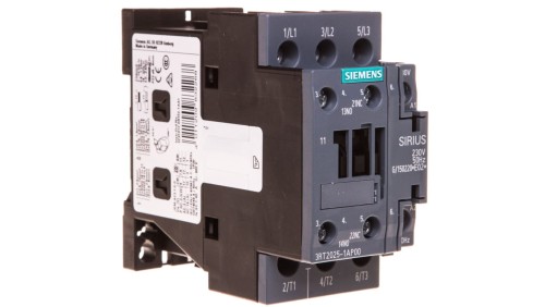 Stycznik mocy 17A 3P 230V AC 1Z 1R S0 3RT2025-1AP00