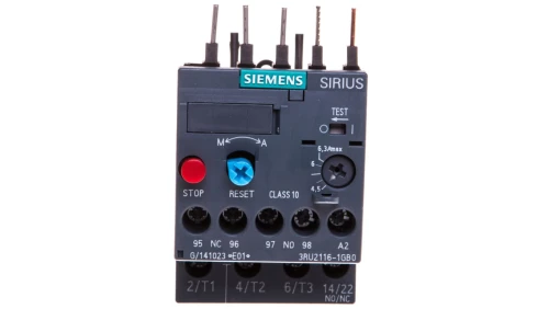 Przekaźnik termiczny 4,5-6,3A S00 3RU2116-1GB0