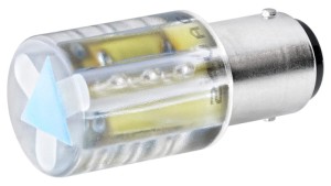 Dioda LED BA15d 24V AC/DC czerwony 8WD4428-6XB