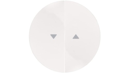 Berker R.1/R.3 Klawisz podwójny do łącznika żaluzjowego z symbolem /strzałka/ biały 16252089