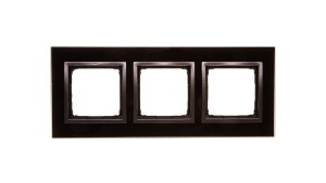 Simon 54 Nature Ramka potrójna szkło ZASTYGŁA LAWA DRN3/73