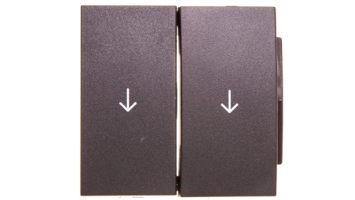 Berker B1/B5/B7 GLAS Klawisz do łącznika żaluzjowego z symbolem strzałka podwójny antracytowy 16251606