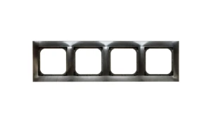 IMPRESJA Ramka poczwórna antracyt R-4Y/50