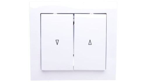 KIER Łącznik żaluzjowy biały ŁP-7W/00