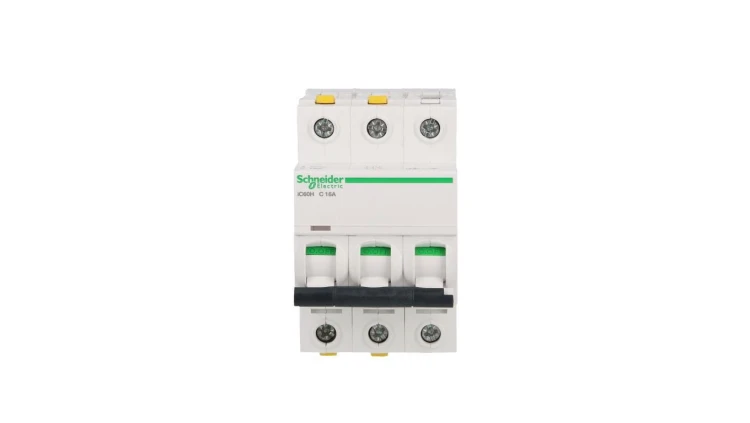 Wyłącznik nadprądowy 3P C 16A 10kA AC iC60H-C16-3 A9F07316