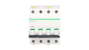 Wyłącznik nadprądowy 4P C 50A 10kA AC iC60H-C50-4 A9F07450