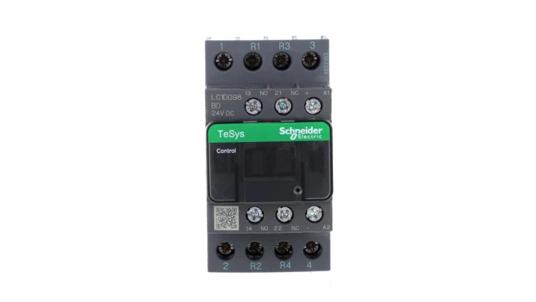 TeSys Deca Stycznik mocy 20A 4P 24V DC 1Z 1R LC1D098BD