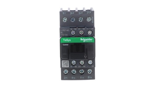 TeSys Deca Stycznik mocy 40A 4P 24V DC 1Z 1R LC1DT40BL