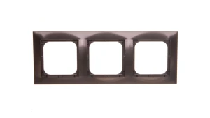 IMPRESJA Ramka potrójna antracyt R-3Y/50