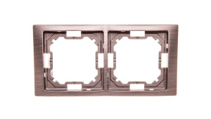 Simon Basic Neos Ramka podwójna tytanowy BMRC2/052