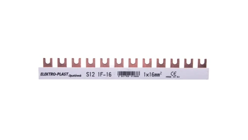 Szyna łączeniowa 1P 80A 16mm2 widełkowa (12 mod.) 1F S12 1F-10 45.121