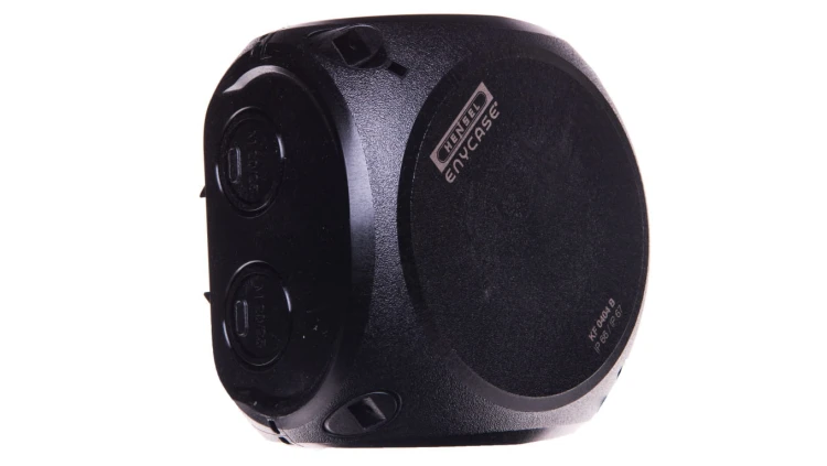Puszka n/t 130x130x77mm 5P 6 mm2 IP66/67 czarna KF 0606 B 62000056
