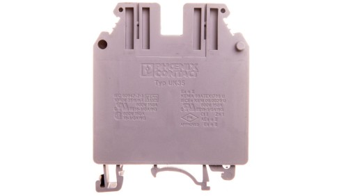 Złączka szynowa 2-przewodowa 0,75-50mm2 szara UK 35 3008012