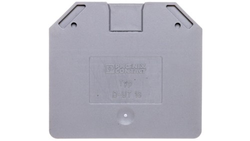 Pokrywa końcowa 2,2x52,8x47,3mm szara D-UT 16 3047206