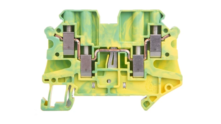 Listwa zaciskowa ochronna 4-przewodowa 0,14-6mm2 zielono-żółta UT 4-QUATTRO-PE 3044597