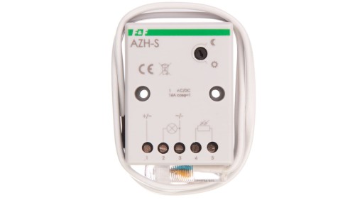 Automat zmierzchowy z zewnętrzną sondą hermetyczną 2-1000lx 12V 16A AZH-S-12V
